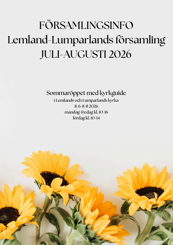 Första sida av infobladet